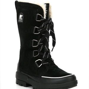 Tivoli IV Mid Faux Fur Collar Lace-Up Cold Weather Platform Boots